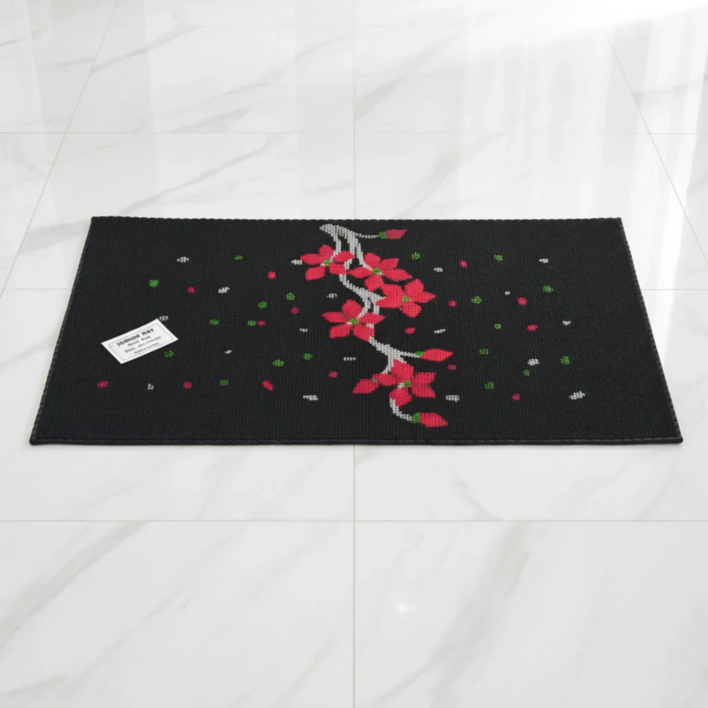 Rubber pin mats – heavy-duty non-slip entrance mats with raised rubber pins for scraping dirt and maintaining cleanliness in commercial and residential areas