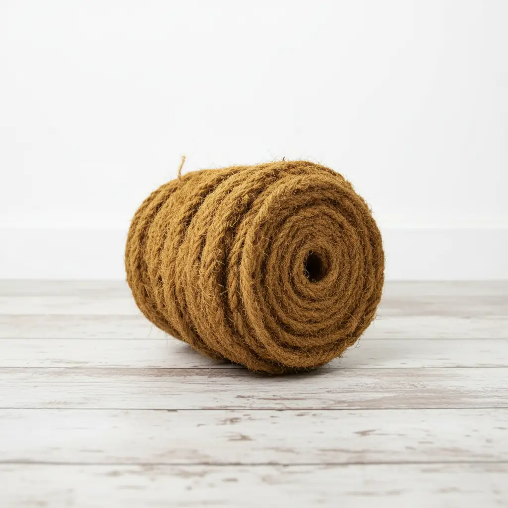 Coir braid – natural coir fiber braid for matting, edging, and decorative applications