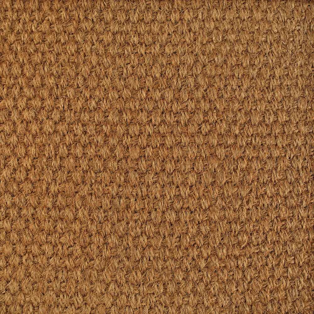 Coir matting with panama weave – natural heavy-duty matting for commercial or residential flooring