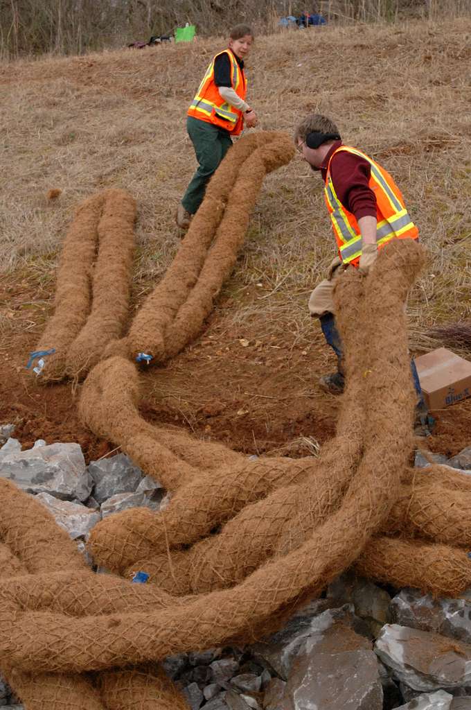 case studies of coir log installation for shoreline and riverbank restoration.”